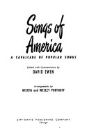Songs of America : a cavalcade of popular songs