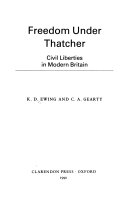 Freedom under Thatcher : civil liberties in modern Britain