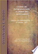 Curso de introducción al derecho sanitario : grado en enfermería-1⁰