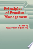 Principles of Practice Management In Primary Care