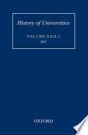 History of Universities, Volume XXII/2.