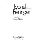 Lyonel Feininger.