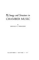 Image and structure in chamber music