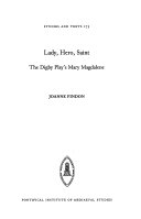 Lady, hero, saint : the Digby play's Mary Magdalene