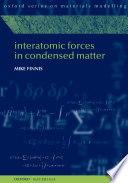 Interatomic forces in condensed matter