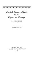 English theatre music in the eighteenth century