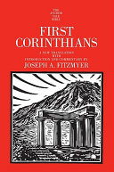 First Corinthians : a new translation with introduction and commentary