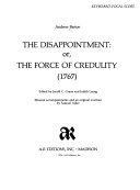 The Disappointment: or, The Force of Credulity.