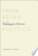 Heidegger's polemos : from being to politics