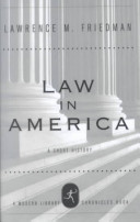 Law in America : a short history