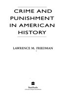 Crime and punishment in American history