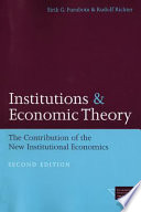 Institutions and economic theory : the contribution of the new institutional economics