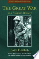 The Great War and modern memory