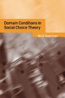 Domain conditions in social choice theory