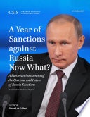 A year of sanctions against Russia--- now what? : a European assessment of the outcome and future of Russia sanctions