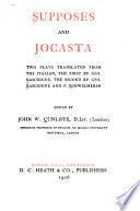 Supposes and Jocasta;