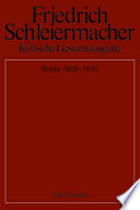 Briefwechsel 1809-1810.