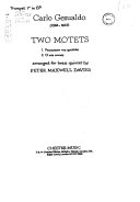 Two motets