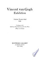 Vincent van Gogh exhibition, October twenty-third, 1920; catalogue with half-tone reproductions and color plate ...