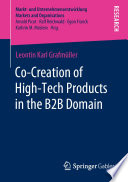 Co-creation of high-tech products in the B2B domain