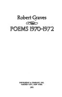 Poems, 1970-1972