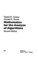 Mathematics for the analysis of algorithms