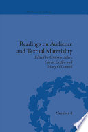Readings on Audience and Textual Materiality.