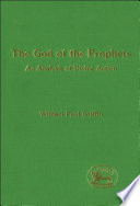 The God of the prophets : an analysis of divine action