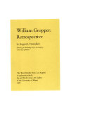 William Gropper: retrospective,