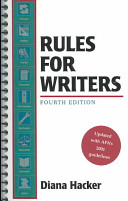 Rules for writers : a brief handbook