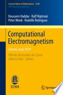 Computational Electromagnetism Cetraro, Italy 2014