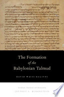 The formation of the Babylonian Talmud