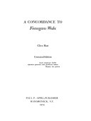 A concordance to Finnegans wake
