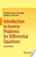 Introduction to inverse problems for differential equations