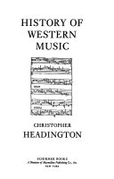 History of western music