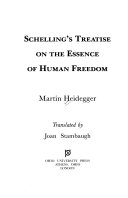 Schelling's treatise on the essence of human freedom