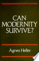 Can modernity survive?