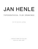 Jan Henle : topographical film drawings