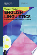 English linguistics : a coursebook for students of English