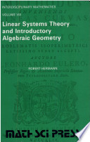 Linear systems theory and introductory algebraic geometry