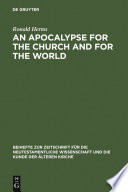 An apocalypse for the Church and for the world : the narrative function of universal language in the book of Revelation