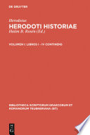 Herodoti Historiae. Vol. I, Libros I - IV continens