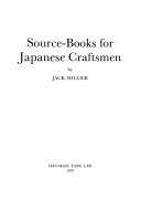 Source-books for Japanese craftsmen