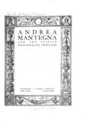Andrea Mantegna and the Italian pre-Raphaelite engravers.