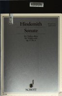 Sonate für Violine allein = for violino [sic] solo, op. 11 no. 6 /
