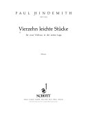 14 leichte Duette : für 2 Violinen = for 2 violins
