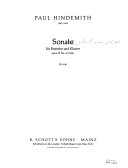 Sonate : für Bratsche und Klavier, op. 25, no. 4 (1922)