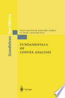 Fundamentals of Convex Analysis