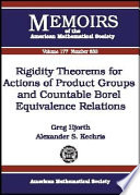 Rigidity theorems for actions of product groups and countable Borel equivalence relations
