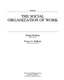 The social organization of work